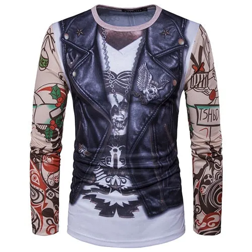3D-Print Santa Claus Christmas T Shirt (for Men)