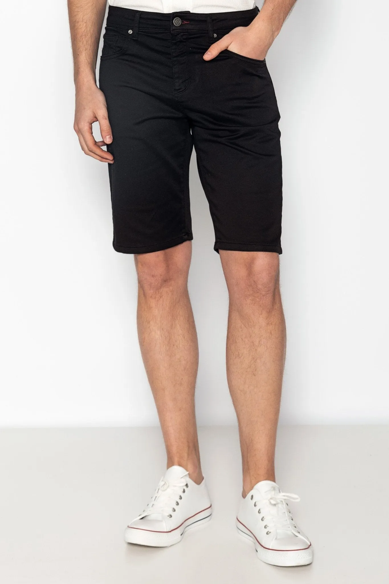 5-Pocket Lightweight Shorts - Black