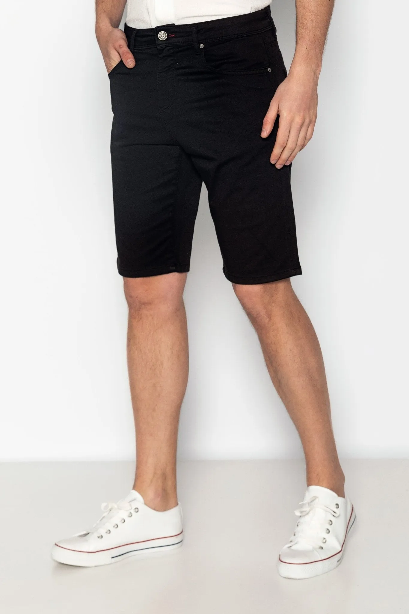 5-Pocket Lightweight Shorts - Black