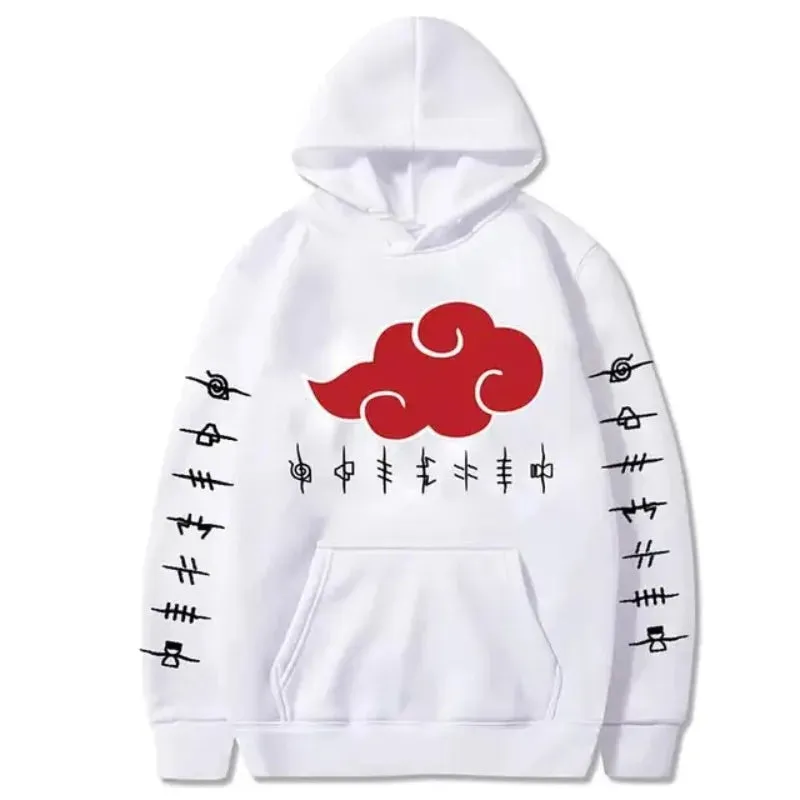 Akatsuki Cloud Printed Men's Y2K Hoodies