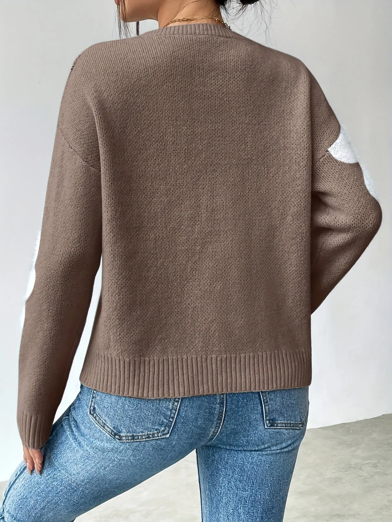 ANGELIE™ - COMFORTABLE FLORAL KNITTED SWEATER