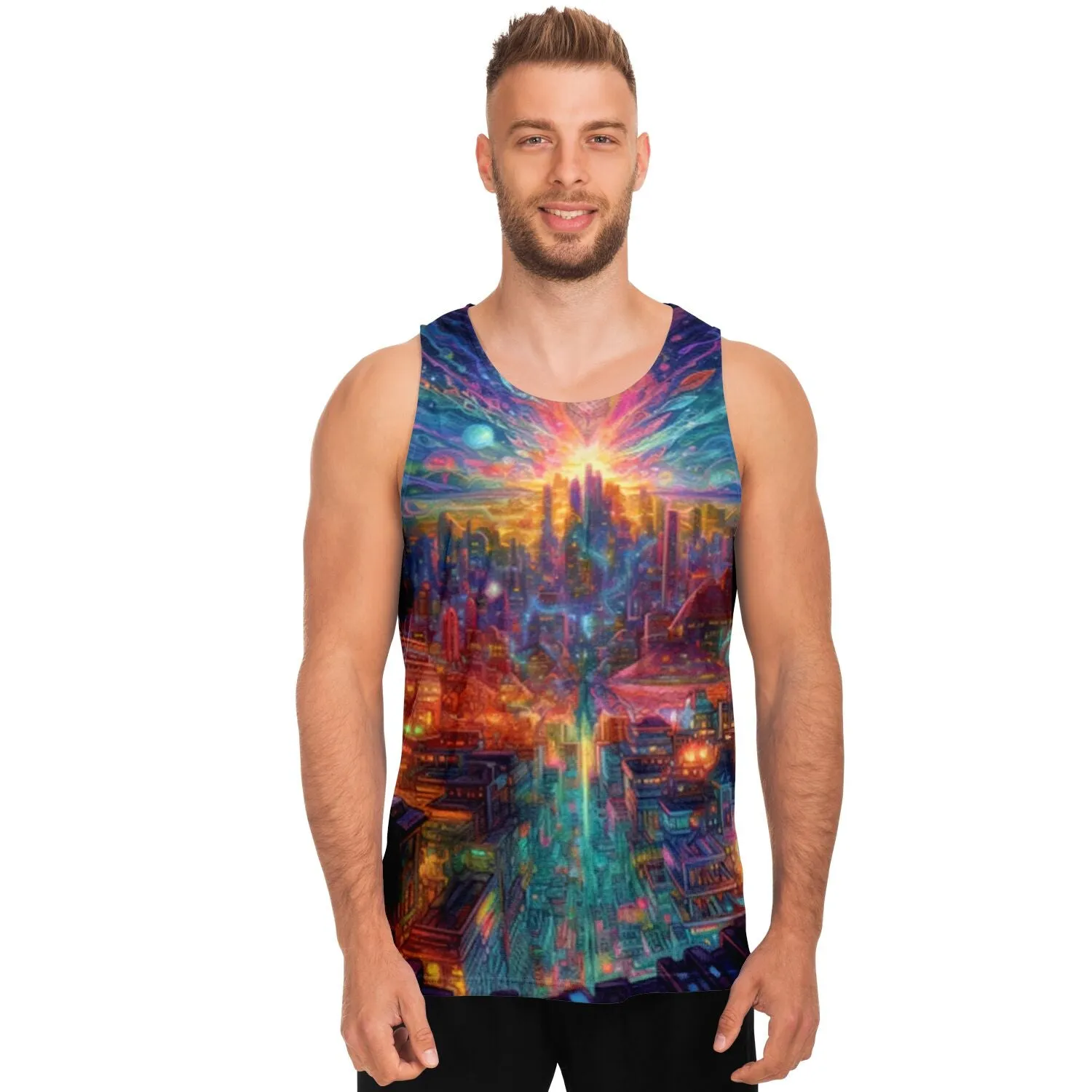 ASTONISHED Unisex Tank Top | ACIDMATH AI