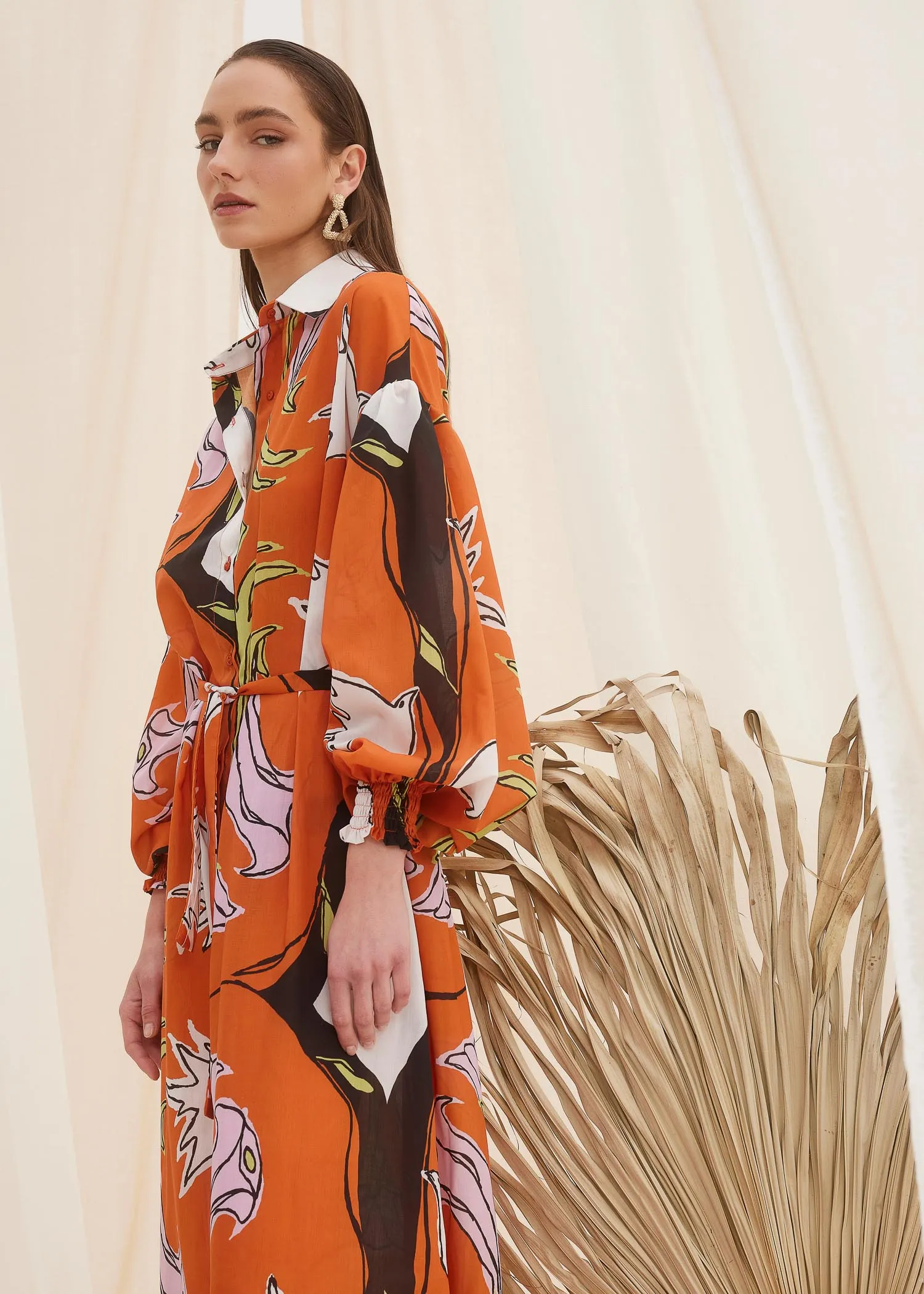 Athena Swank Fine Maxi Shirt Dress