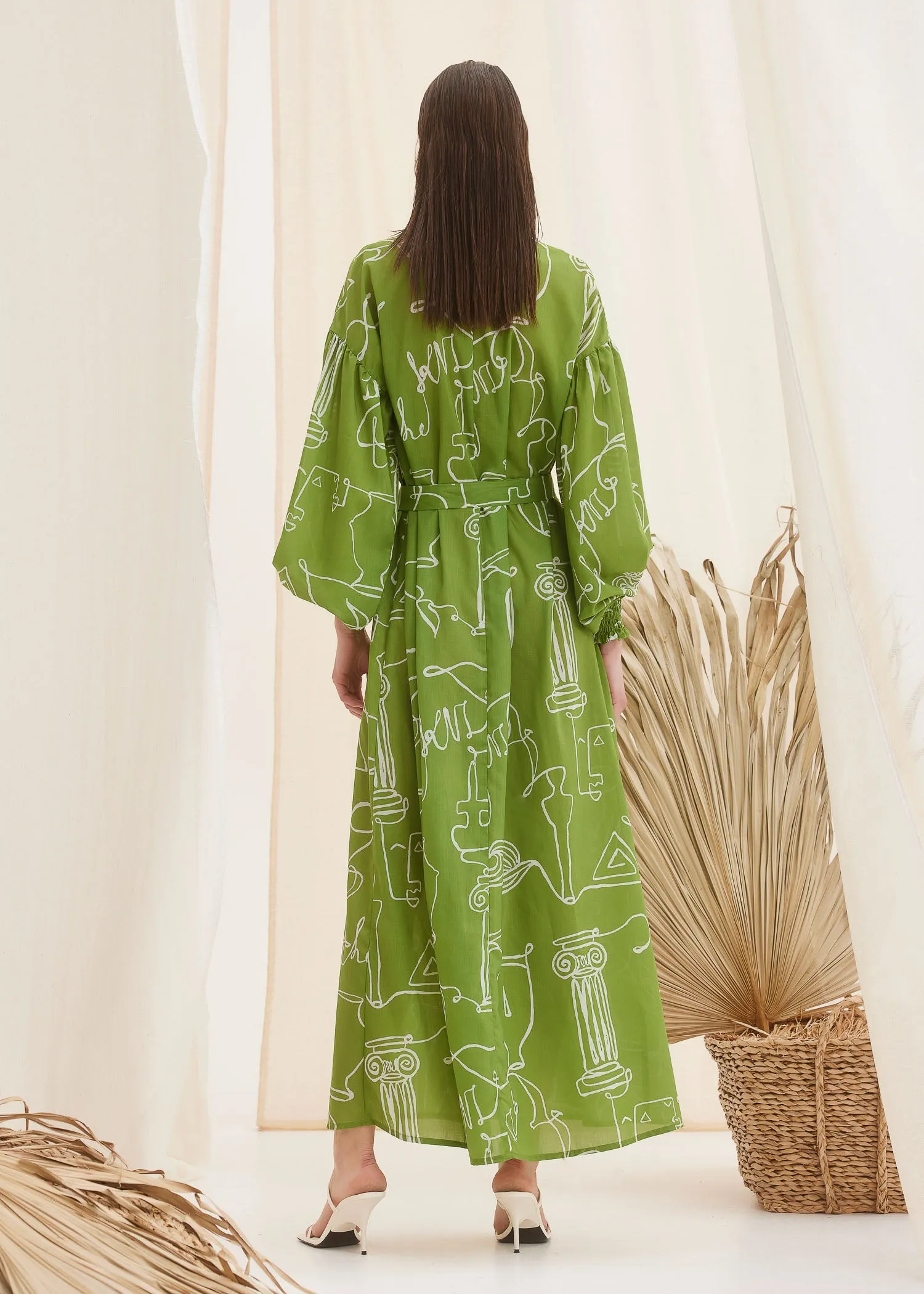 Athena Swank Fine Maxi Shirt Dress