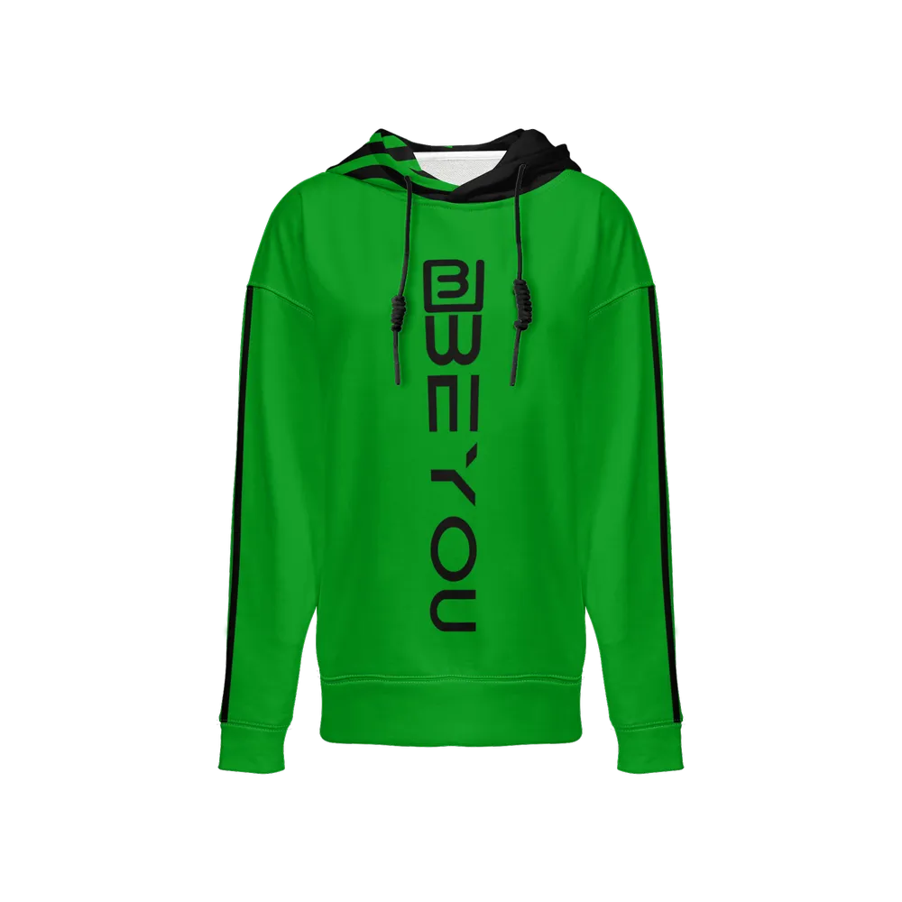 BeYou-Rule Classic Women's Hunter Green Hoodie
