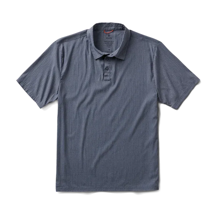 Bless Up Breathable Stretch Polo Shirt - Slate