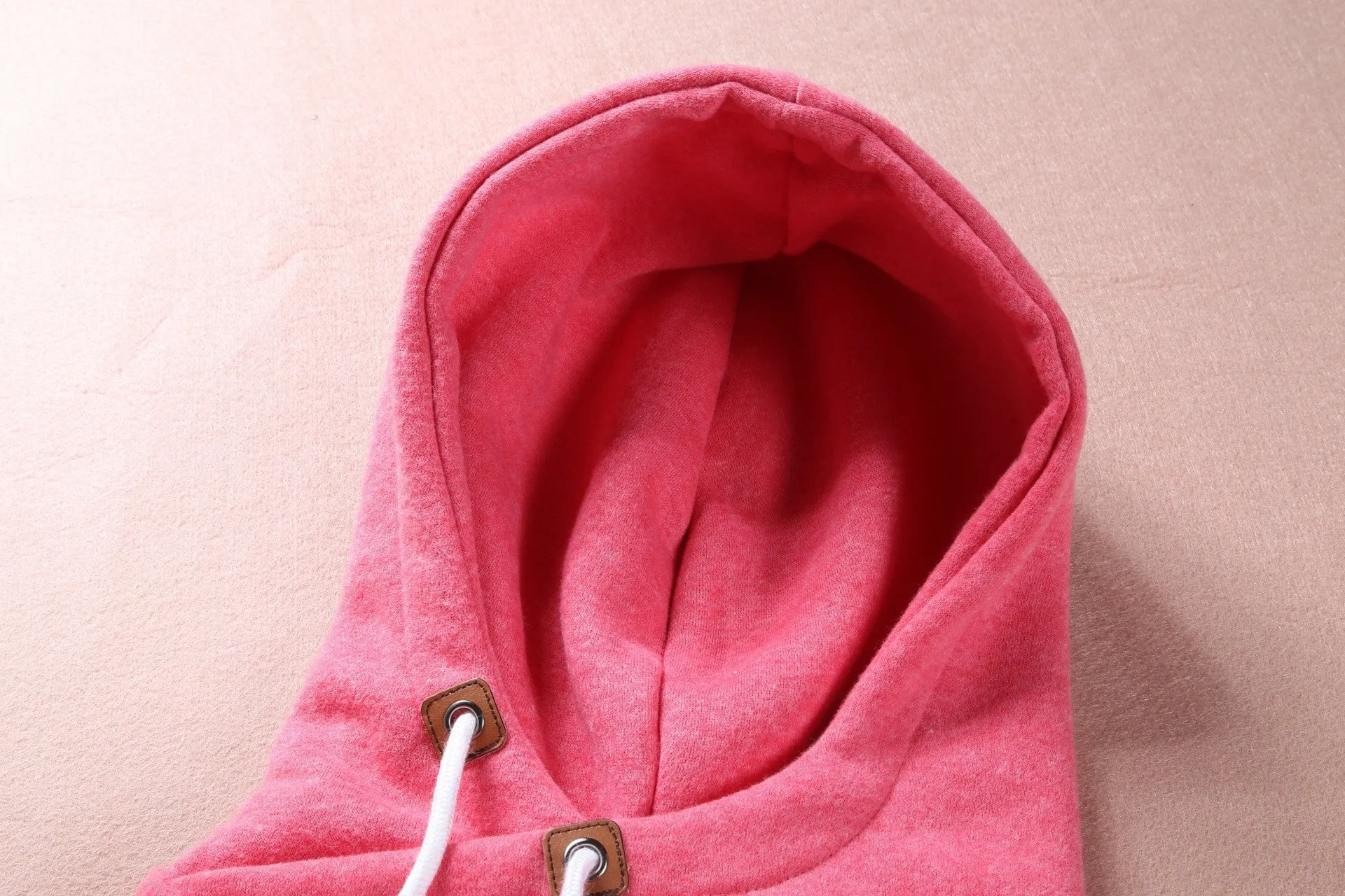 Color Block Patchwork High Neck Sport Hoodie