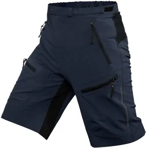 Cycorld Mens Mountain Biking Shorts Bike Shorts Loose Fit Cycling Baggy Lightweight Pants with Zip Pockets
