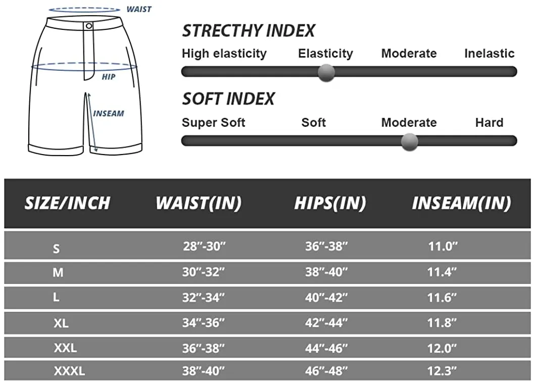 Cycorld Mens Mountain Biking Shorts Bike Shorts Loose Fit Cycling Baggy Lightweight Pants with Zip Pockets