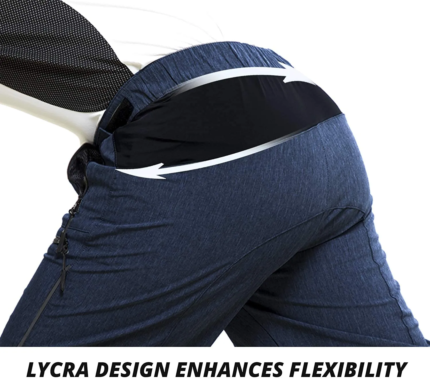Cycorld Mens Mountain Biking Shorts Bike Shorts Loose Fit Cycling Baggy Lightweight Pants with Zip Pockets