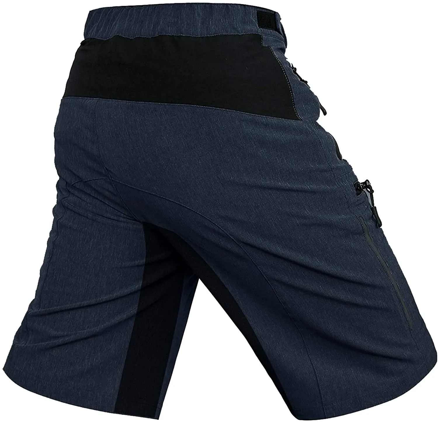 Cycorld Mens Mountain Biking Shorts Bike Shorts Loose Fit Cycling Baggy Lightweight Pants with Zip Pockets
