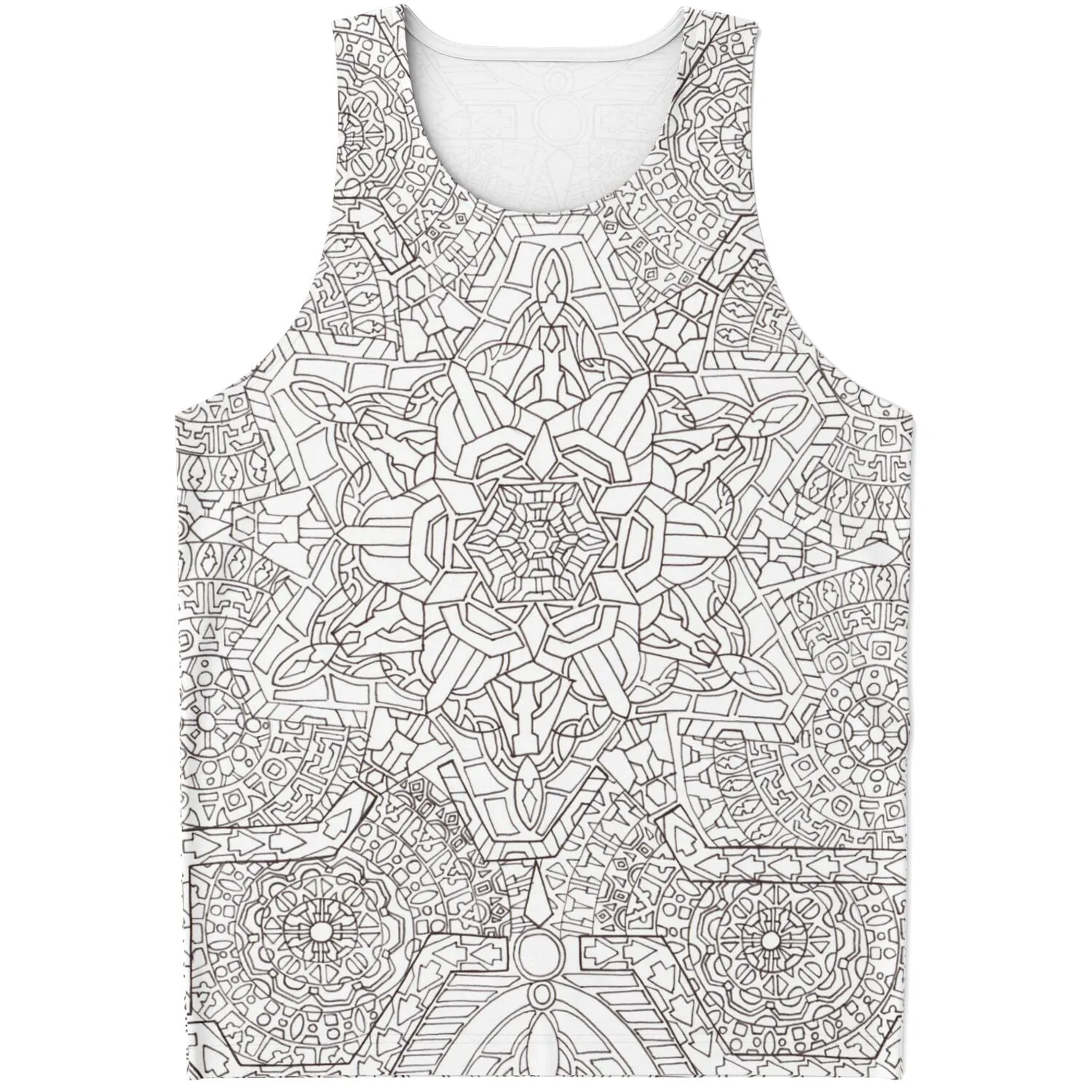 Flower Bloom Unisex Tank Top - Lachlan Wardlaw