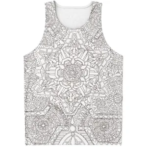 Flower Bloom Unisex Tank Top - Lachlan Wardlaw