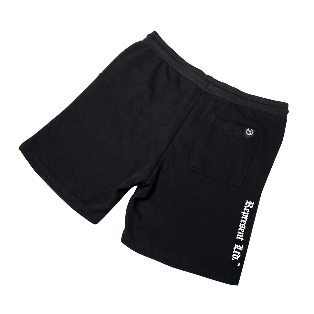 Gang Lightweight Fleece Shorts [BLACK X WHITE]