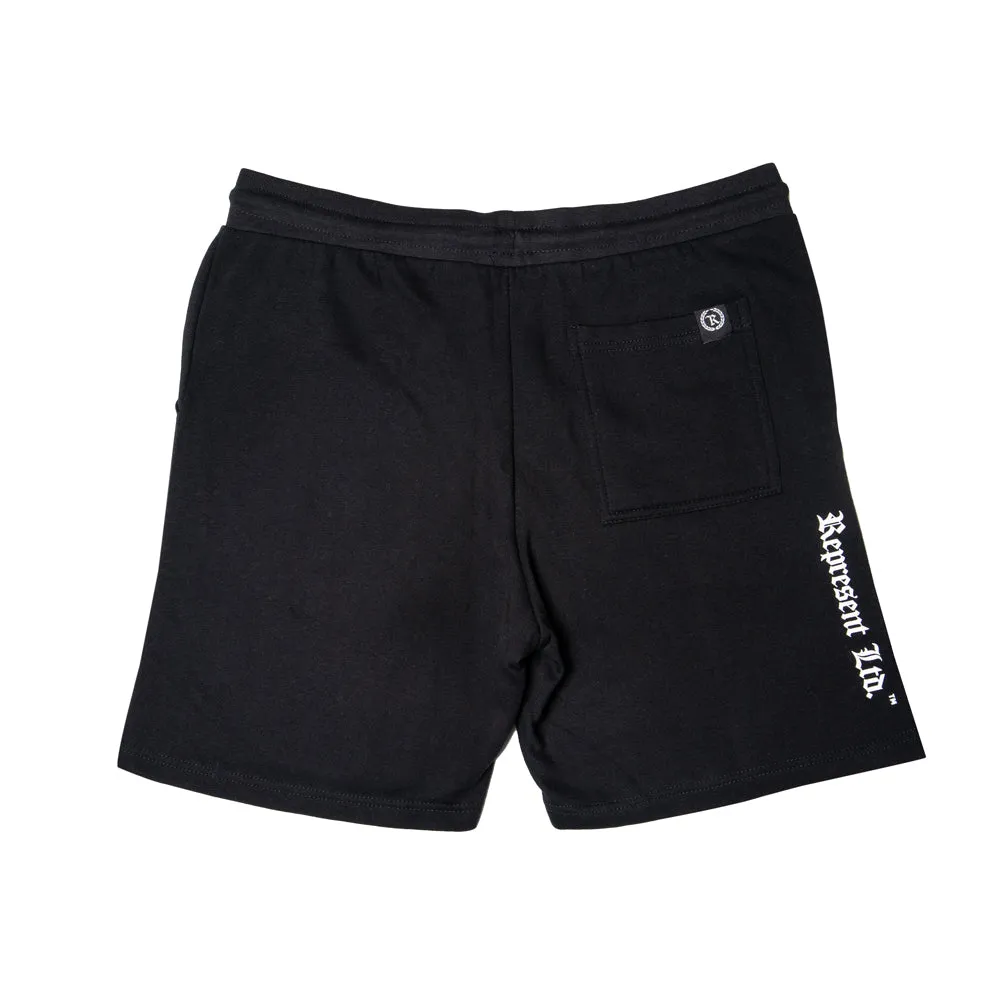 Gang Lightweight Fleece Shorts [BLACK X WHITE]