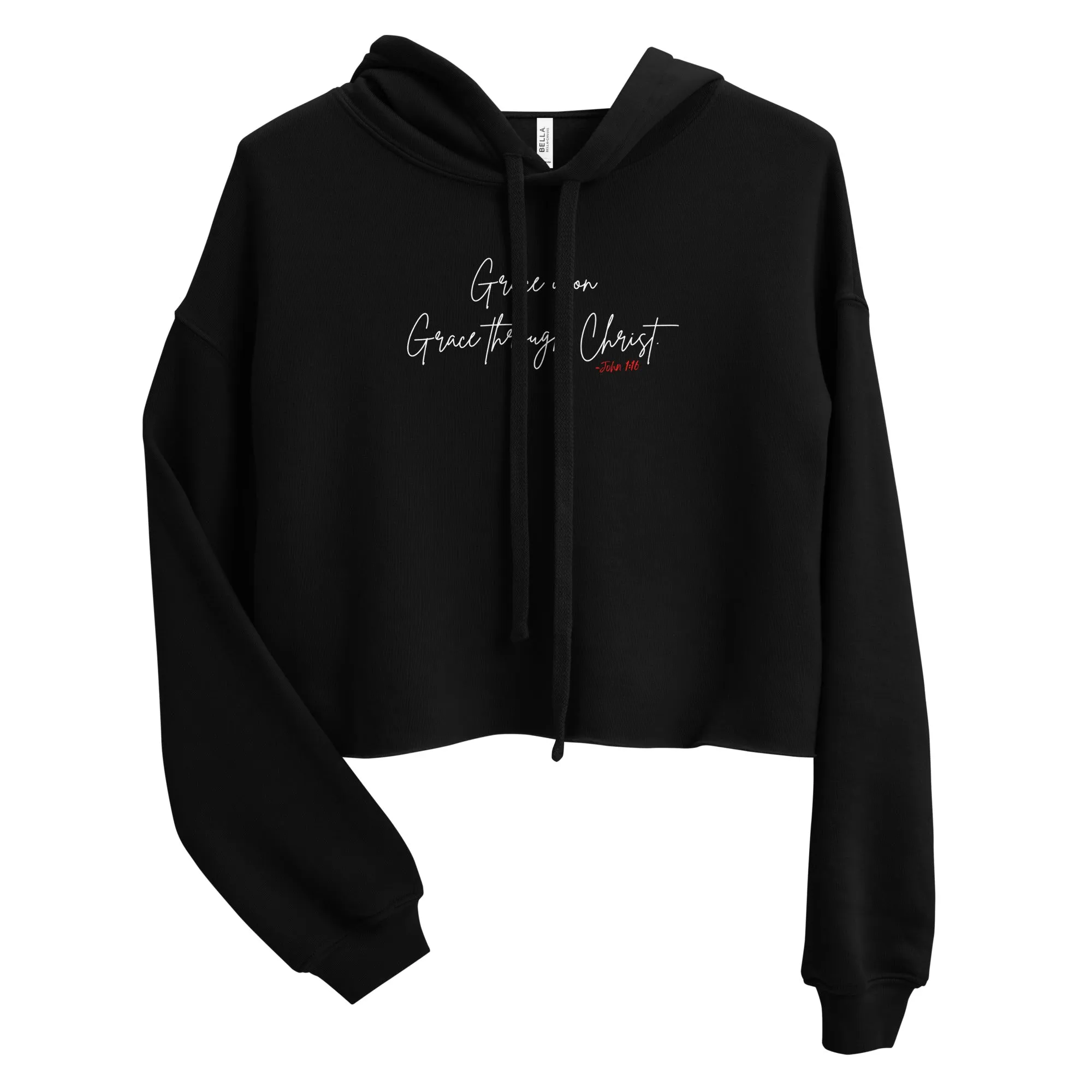 GRACE UPON GRACE: Crop Hoodie