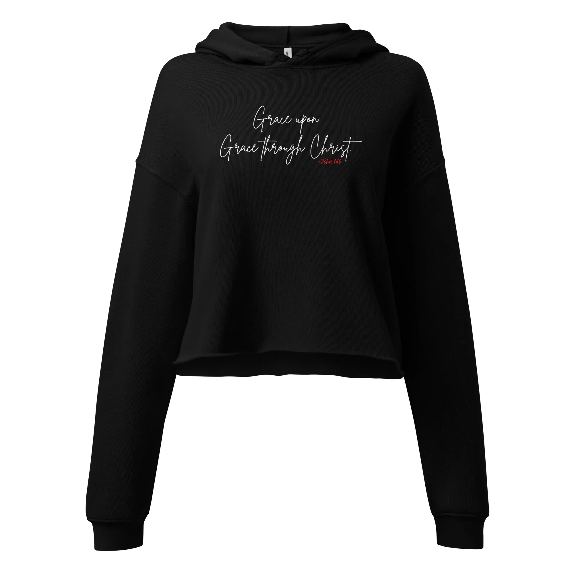 GRACE UPON GRACE: Crop Hoodie