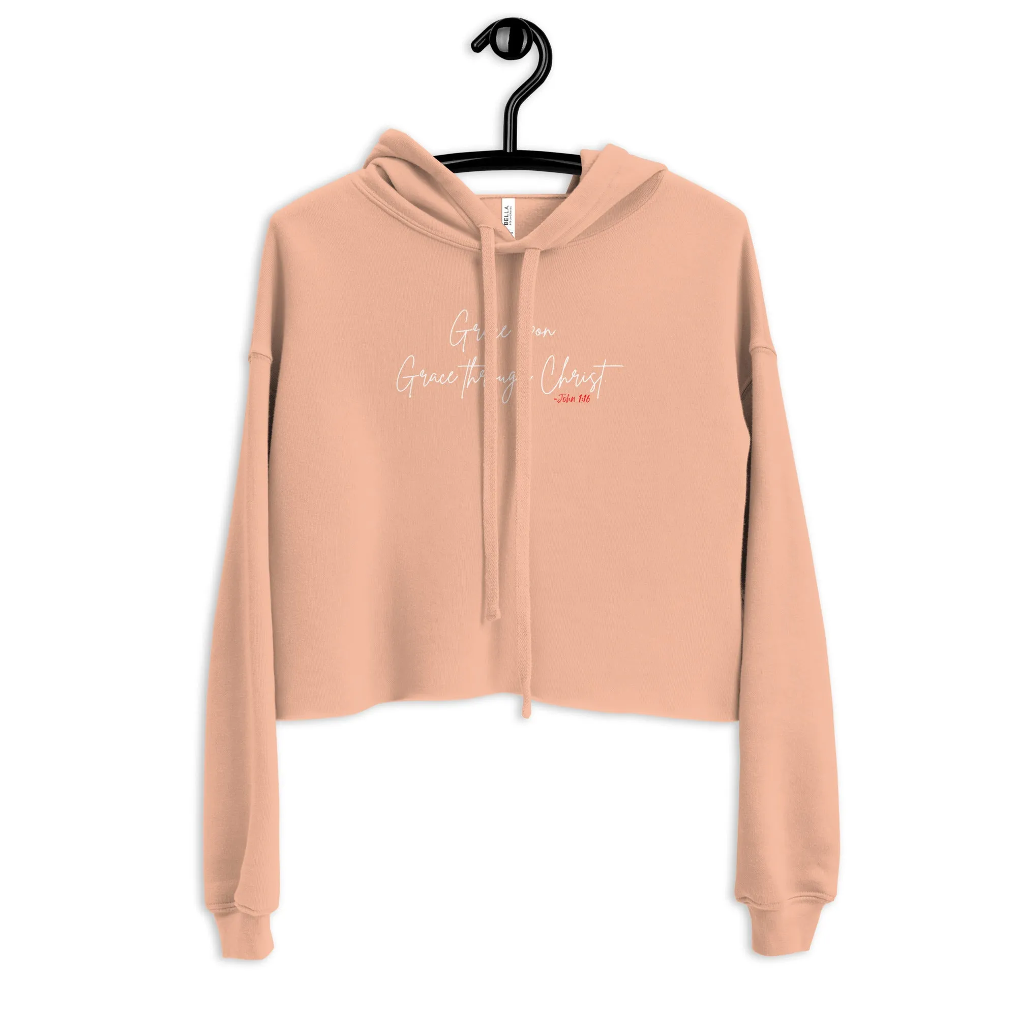 GRACE UPON GRACE: Crop Hoodie