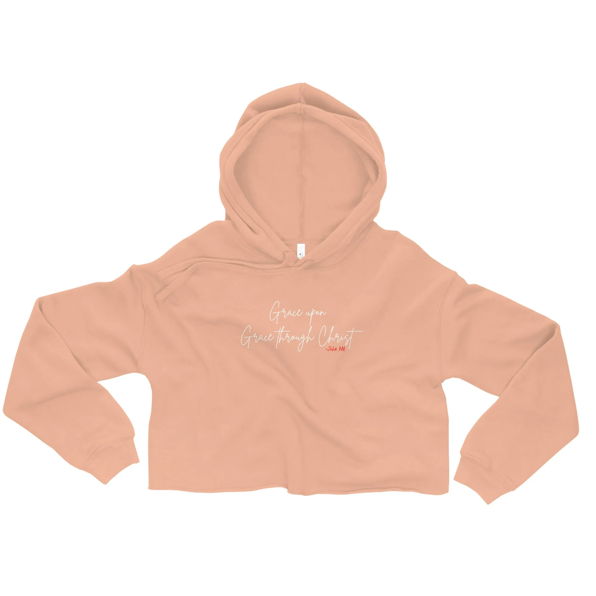 GRACE UPON GRACE: Crop Hoodie