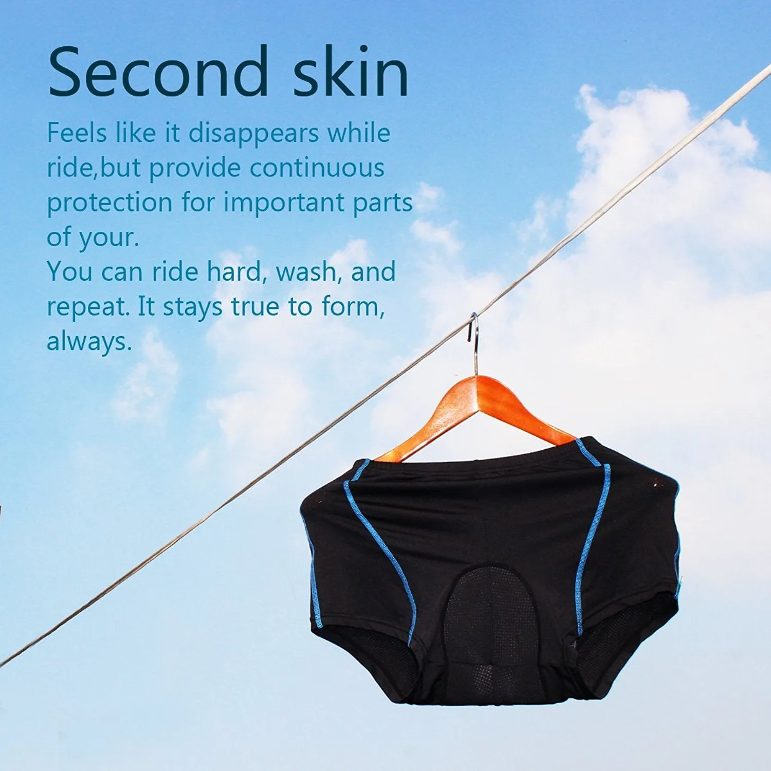 ILPALADINO Cycling Underwear Shorts Men Bike Underwear Breathable Bicycle Pants Lightweight Riding Underwear Shorts