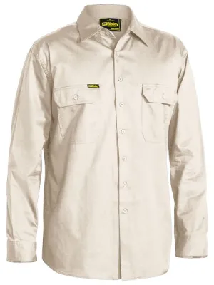 Mens Cool Lightweight Drill Shirt- Long Sleeve