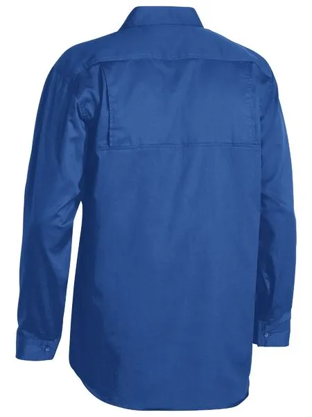 Mens Cool Lightweight Drill Shirt- Long Sleeve