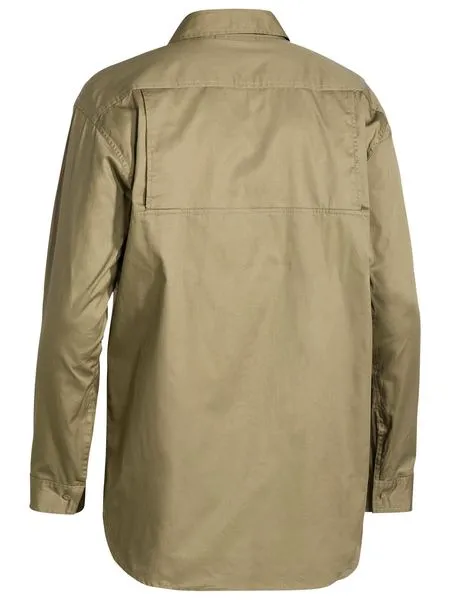 Mens Cool Lightweight Drill Shirt- Long Sleeve