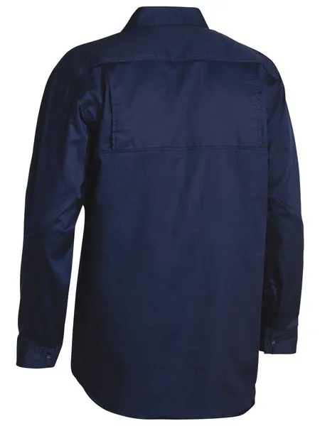 Mens Cool Lightweight Drill Shirt- Long Sleeve