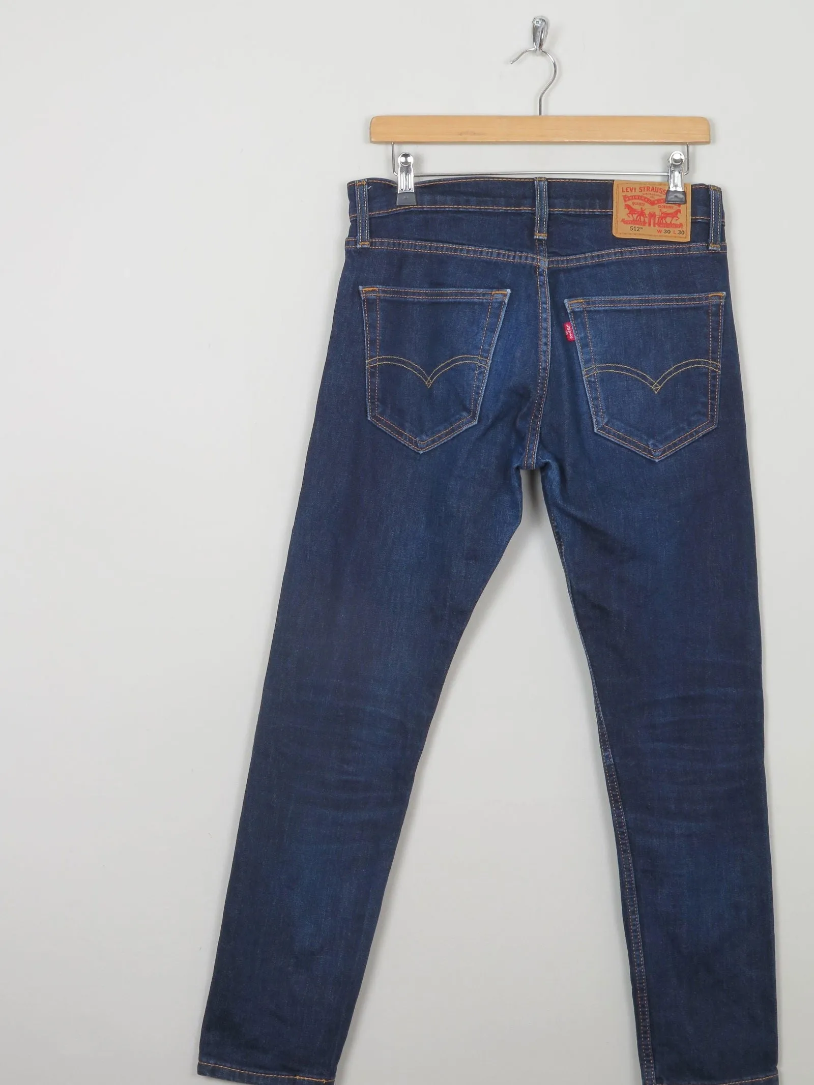Men's Levi's Blue Stretch Jeans 30/30 512