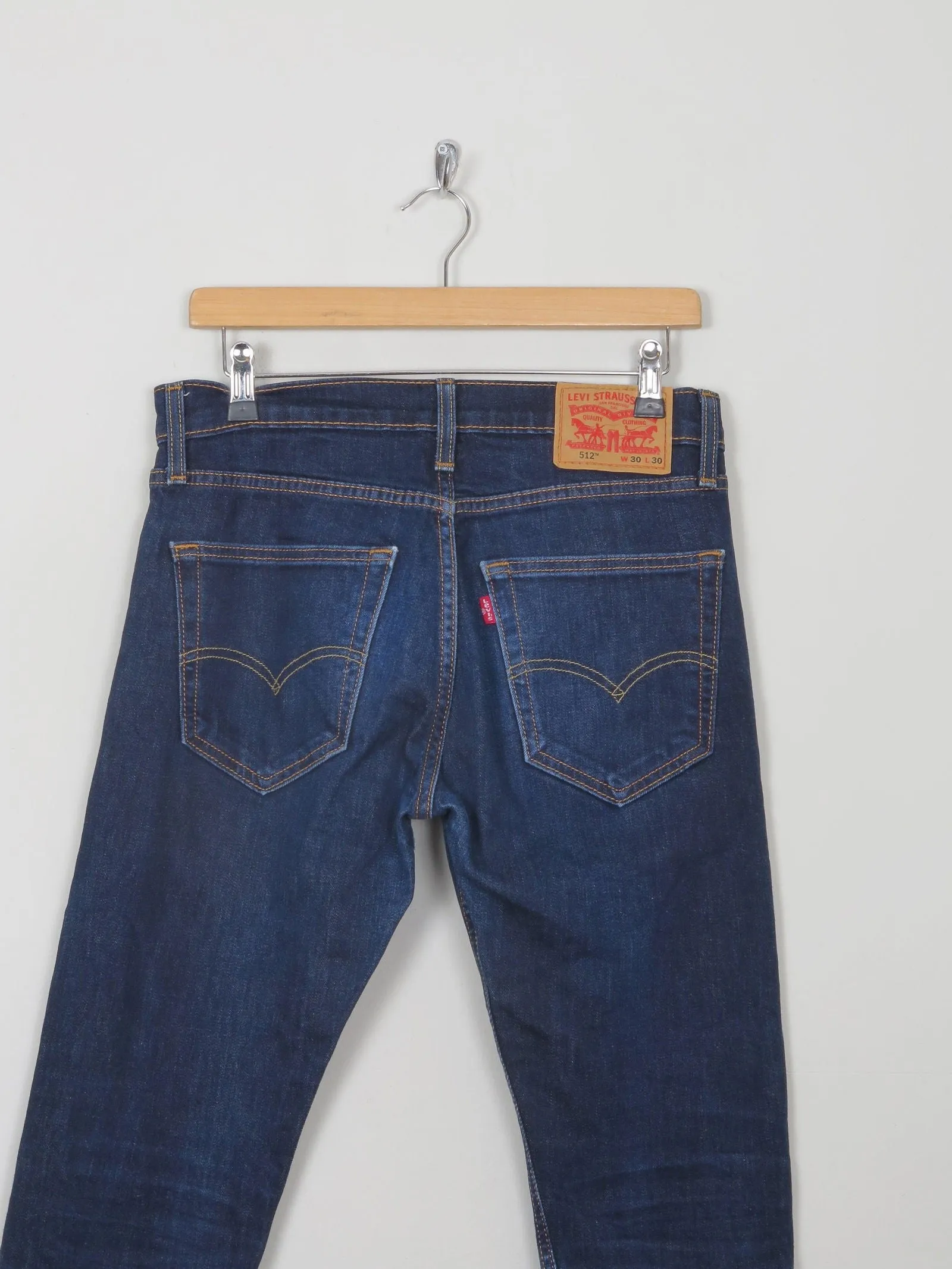 Men's Levi's Blue Stretch Jeans 30/30 512