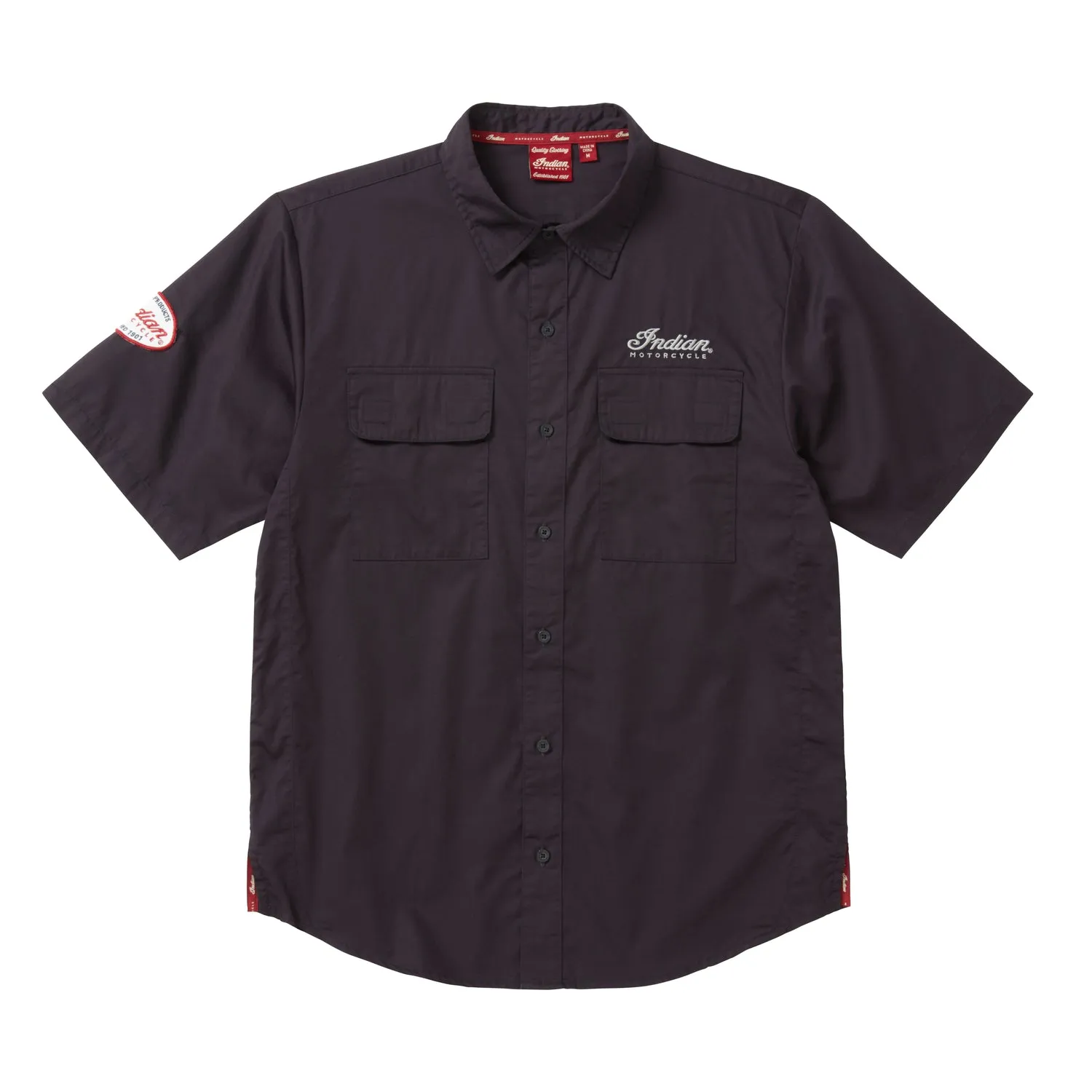 Men's Vented Shirt, Black