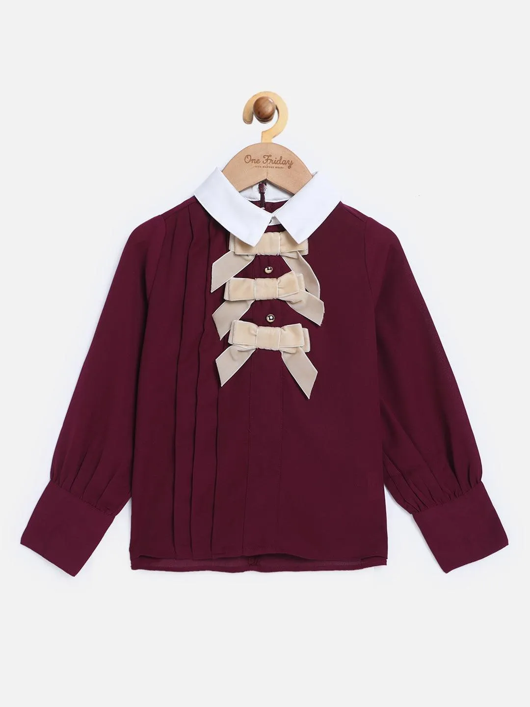 One Friday Purple Full Sleeves Top