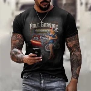 Retro Garage Casual T-Shirt