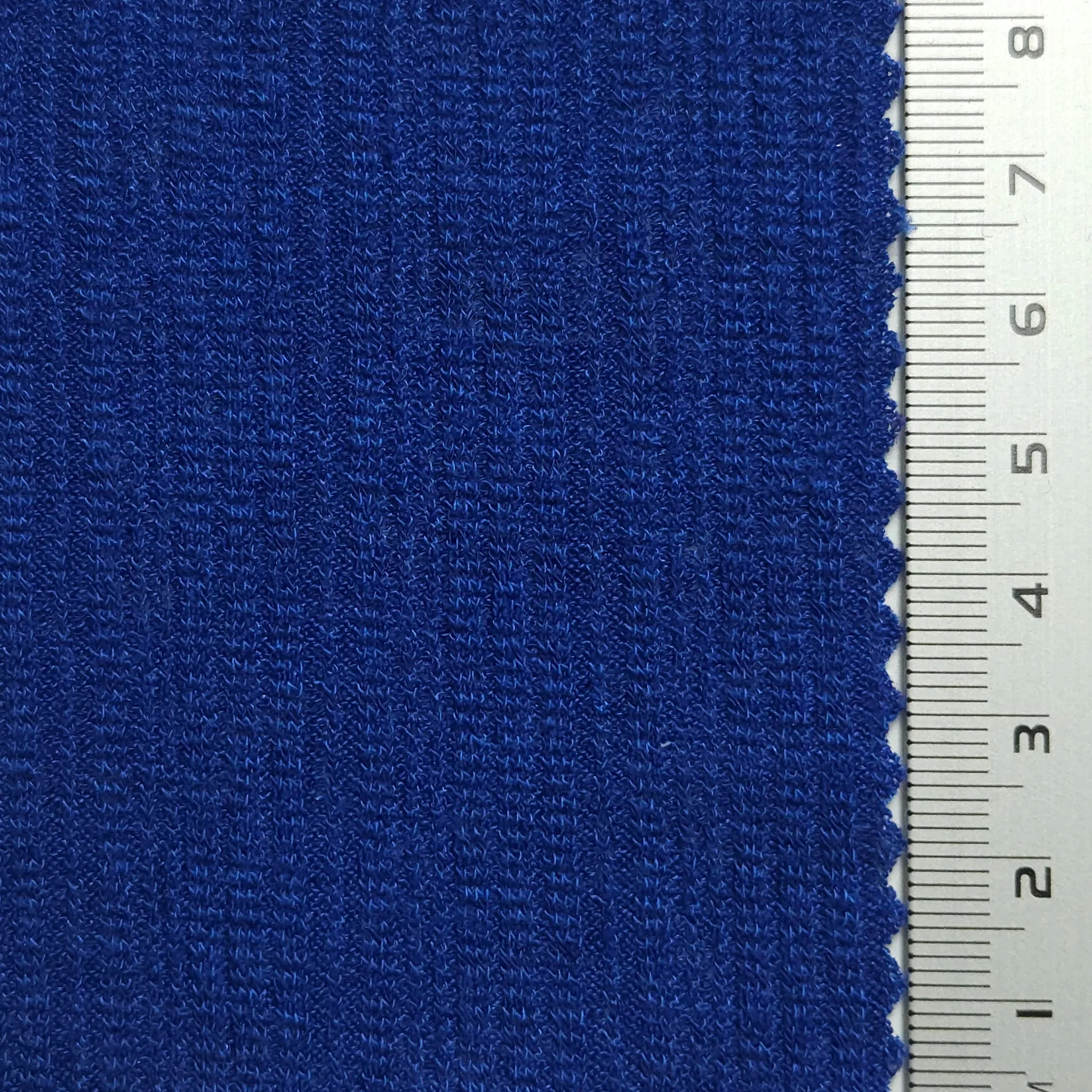Solid Rib Polyester Spandex Knit Fabric - FAB1545