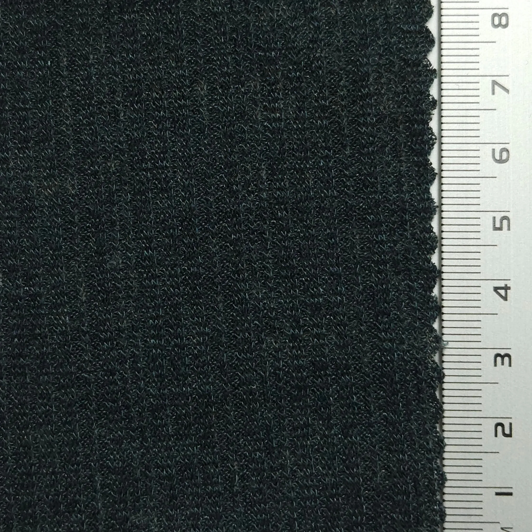 Solid Rib Polyester Spandex Knit Fabric - FAB1545