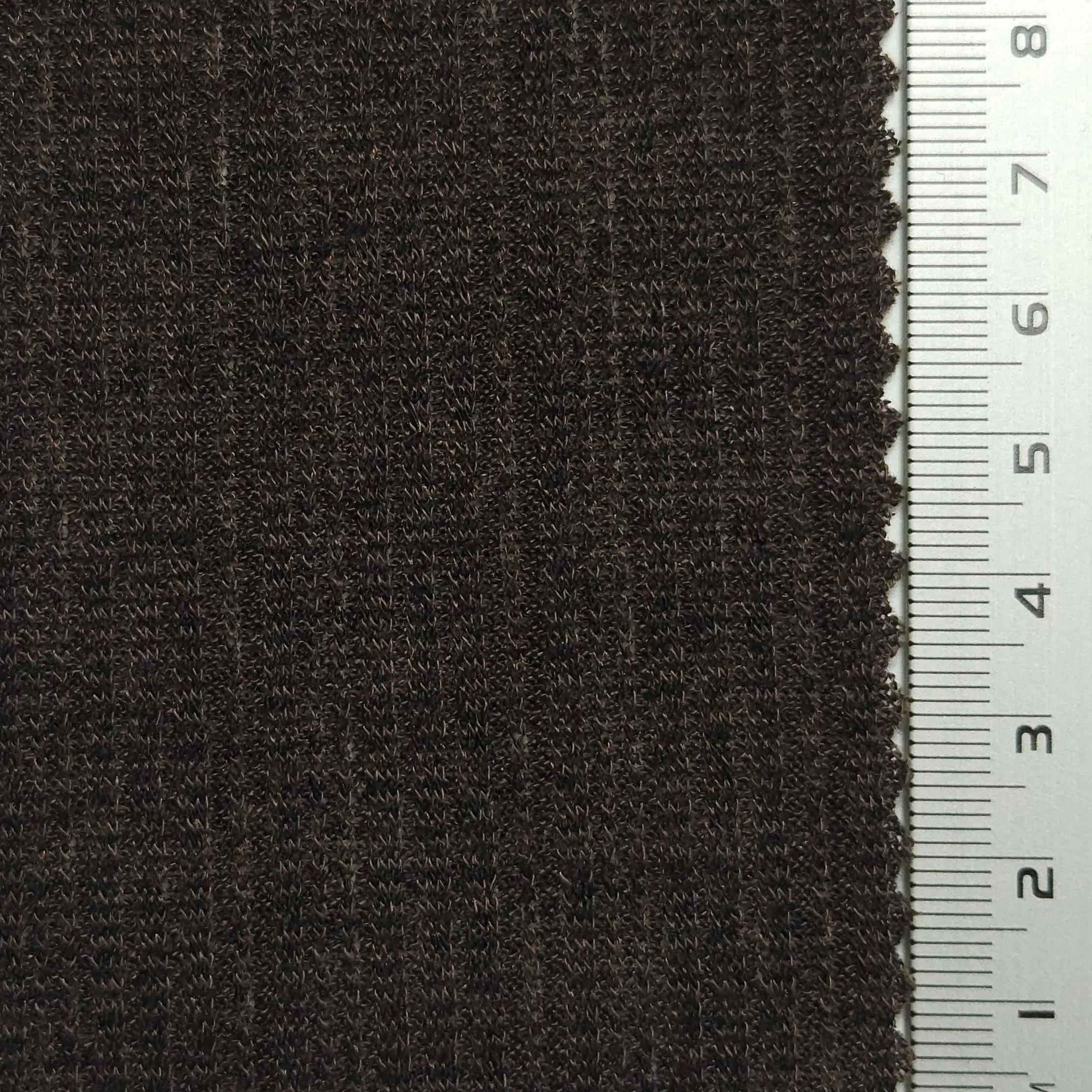 Solid Rib Polyester Spandex Knit Fabric - FAB1545