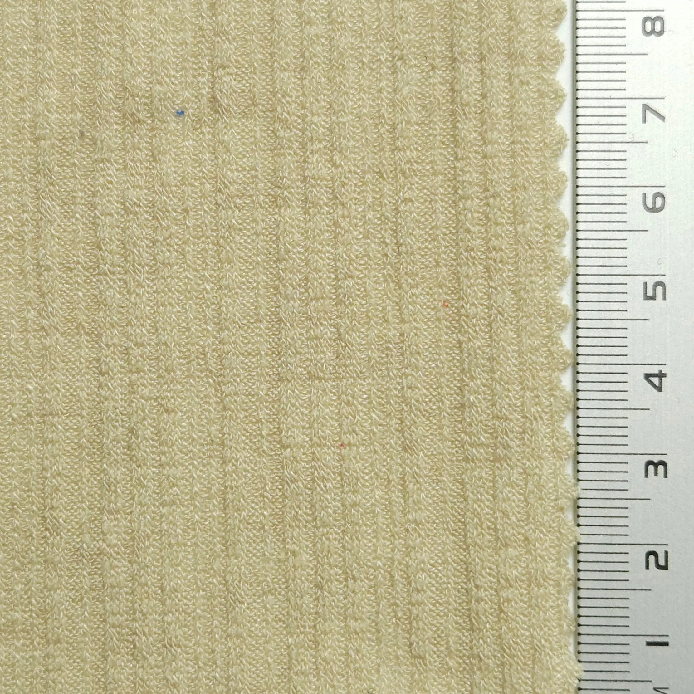 Solid Rib Polyester Spandex Knit Fabric - FAB1545