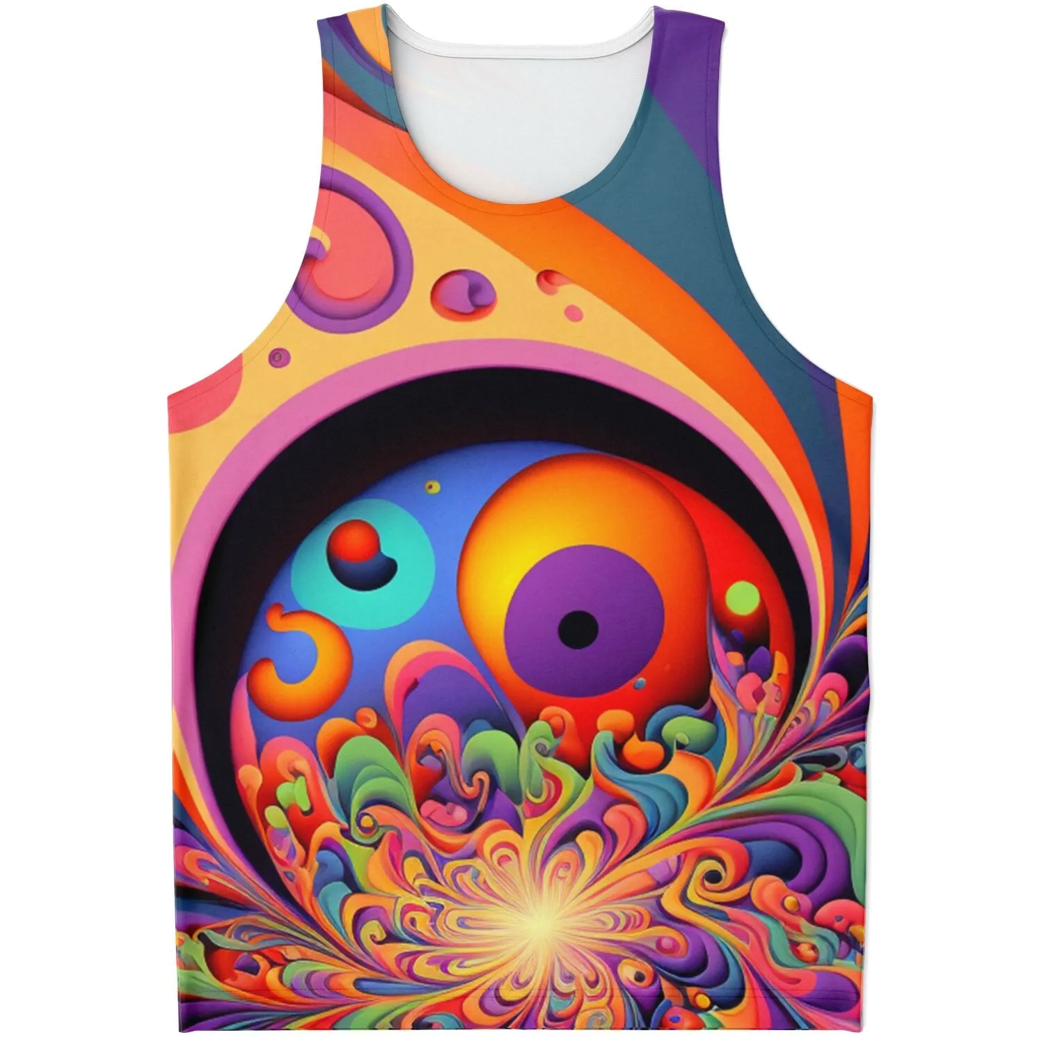 SPLASH Unisex Tank Top | ACIDMATH AI