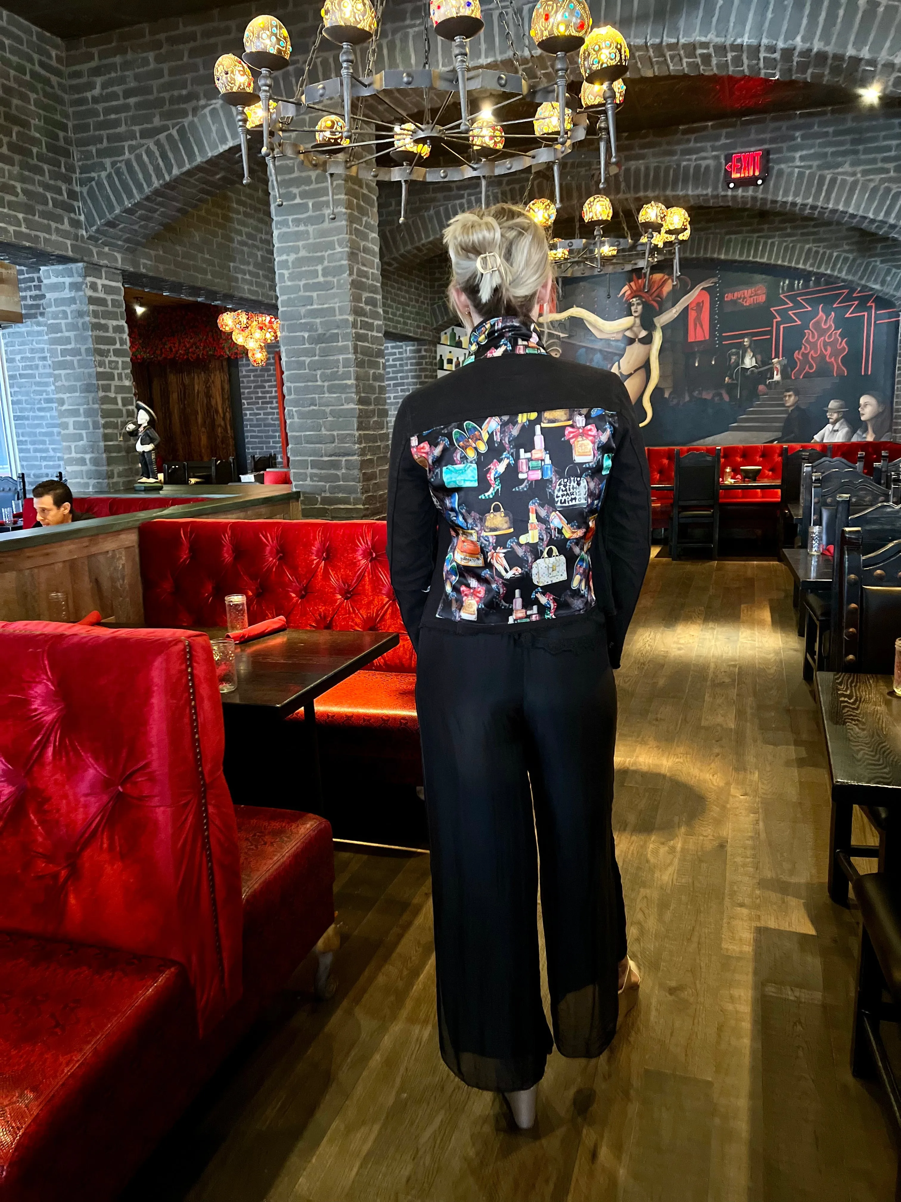 The Black Denim Jacket / Black Eclectic Designer