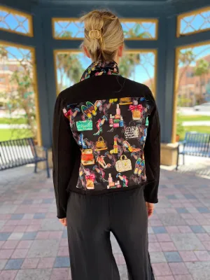 The Black Denim Jacket / Black Eclectic Designer