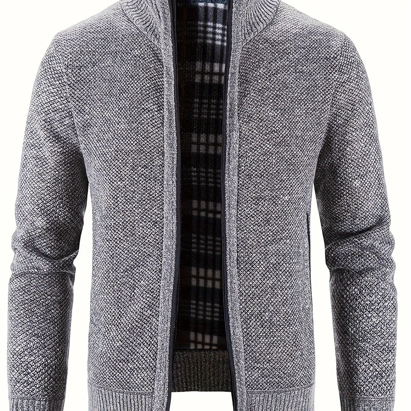 Warm Jacket, Men's Casual Comfortable Zip Up Jackets
