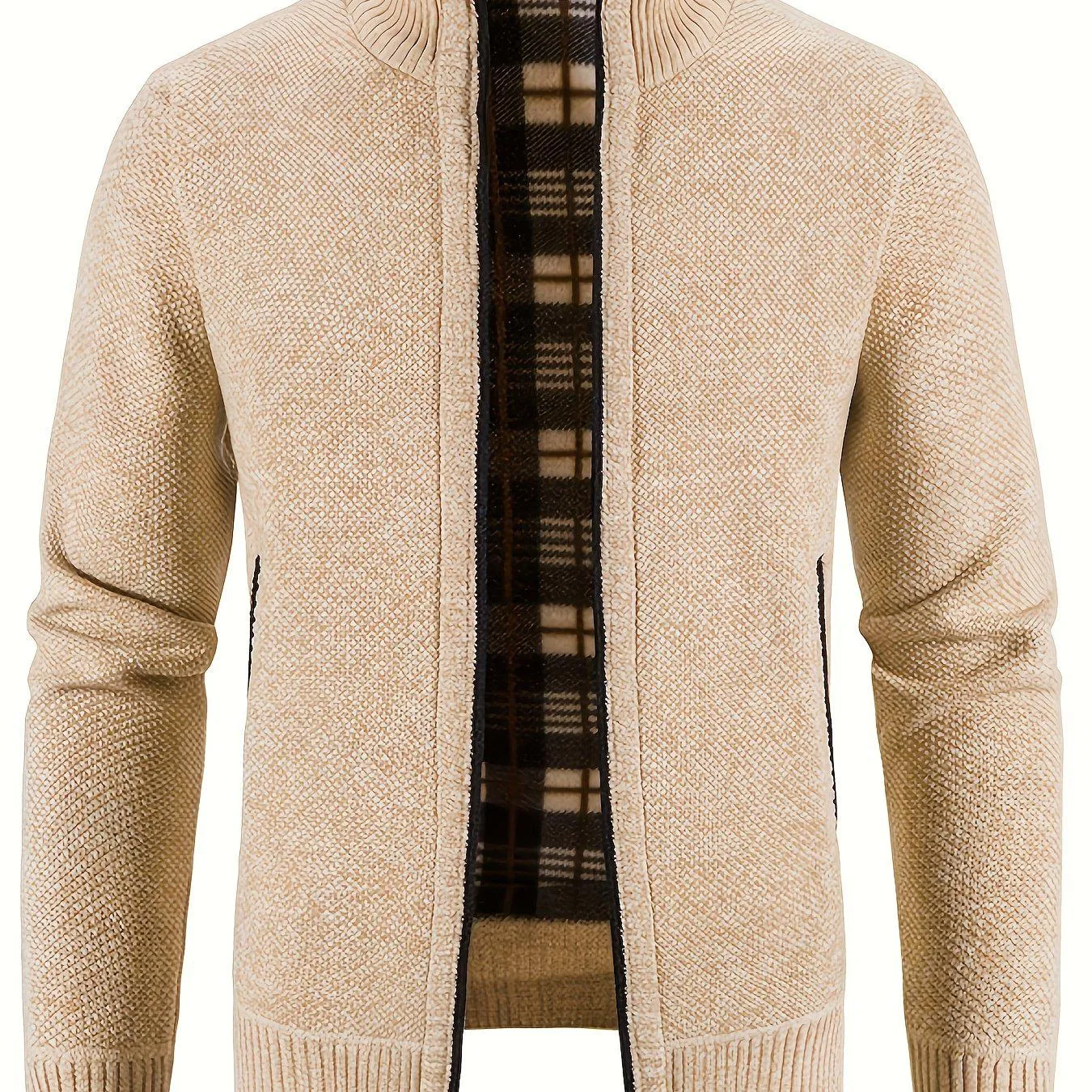 Warm Jacket, Men's Casual Comfortable Zip Up Jackets
