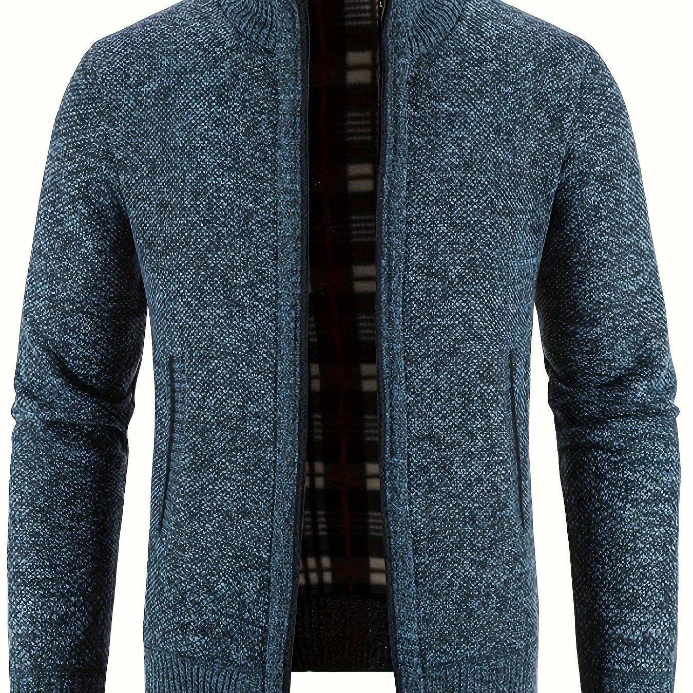 Warm Jacket, Men's Casual Comfortable Zip Up Jackets