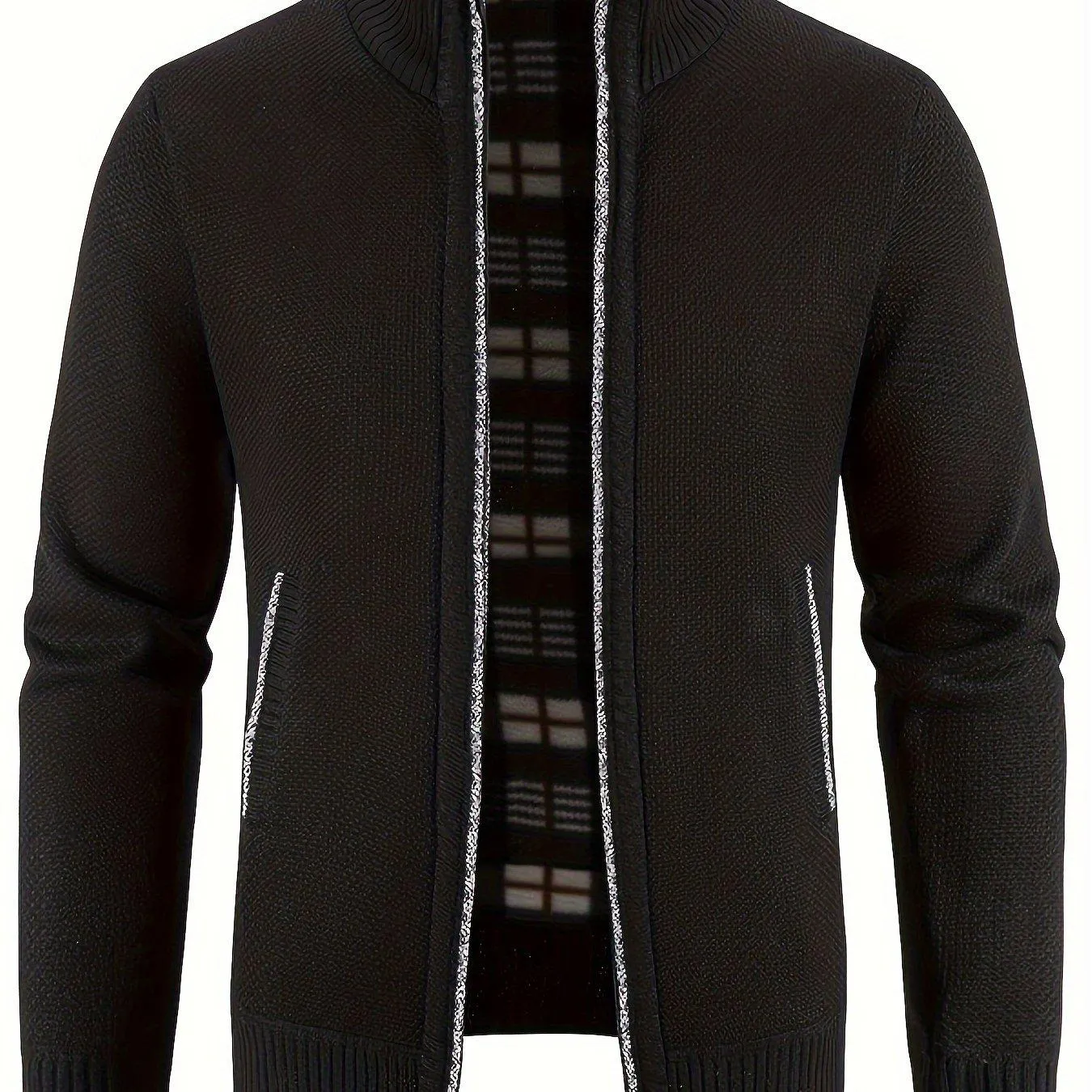 Warm Jacket, Men's Casual Comfortable Zip Up Jackets