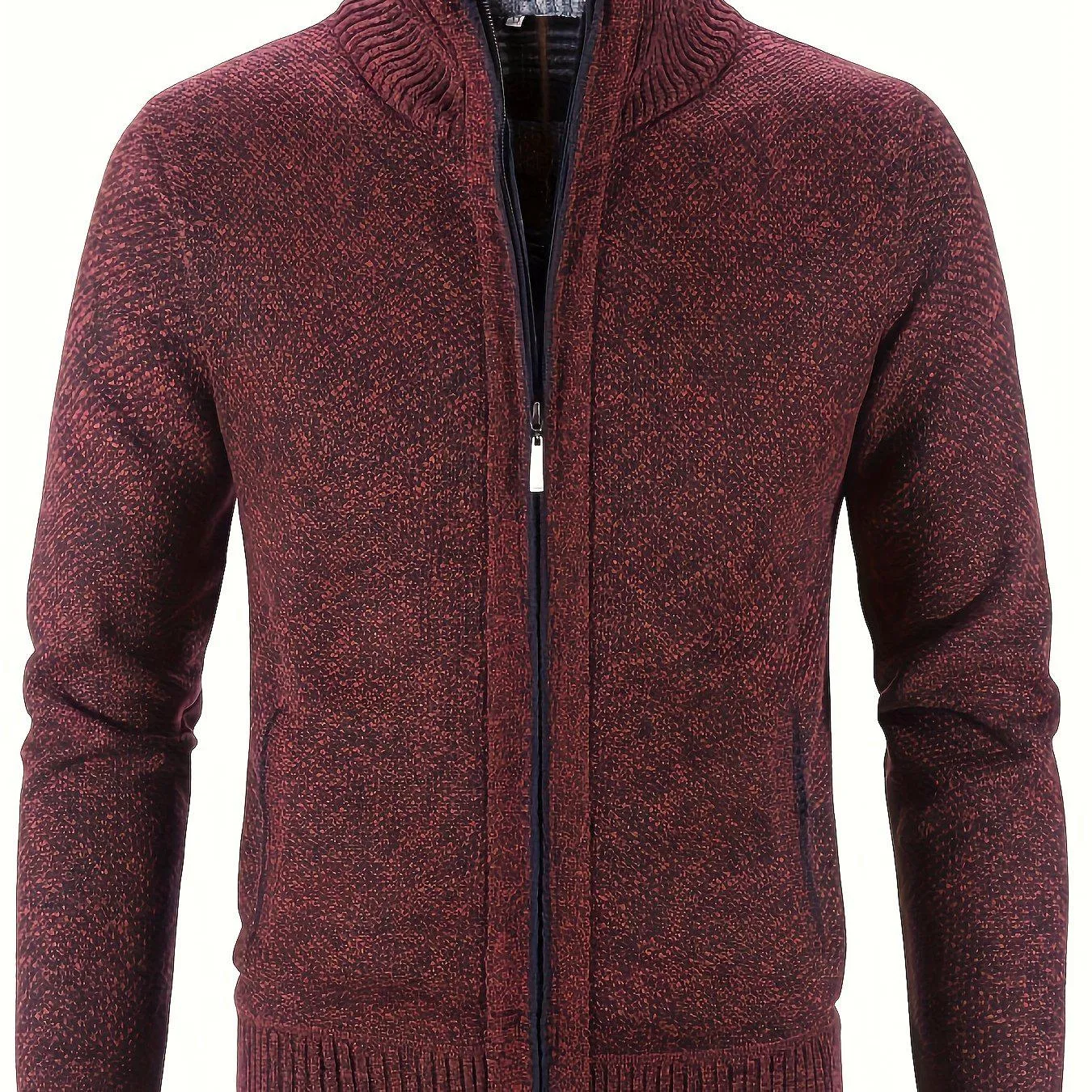 Warm Jacket, Men's Casual Comfortable Zip Up Jackets