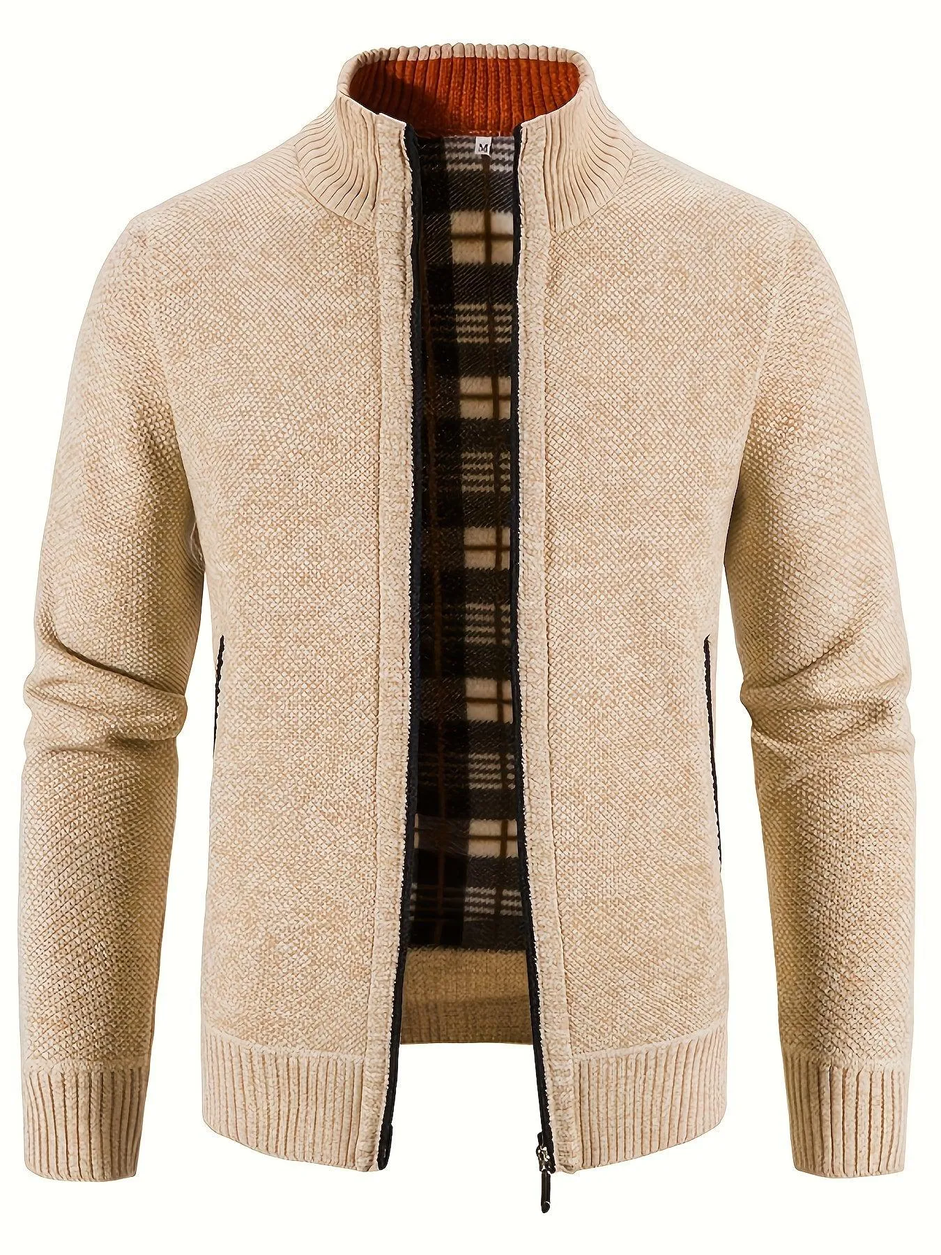 Warm Jacket, Men's Casual Comfortable Zip Up Jackets