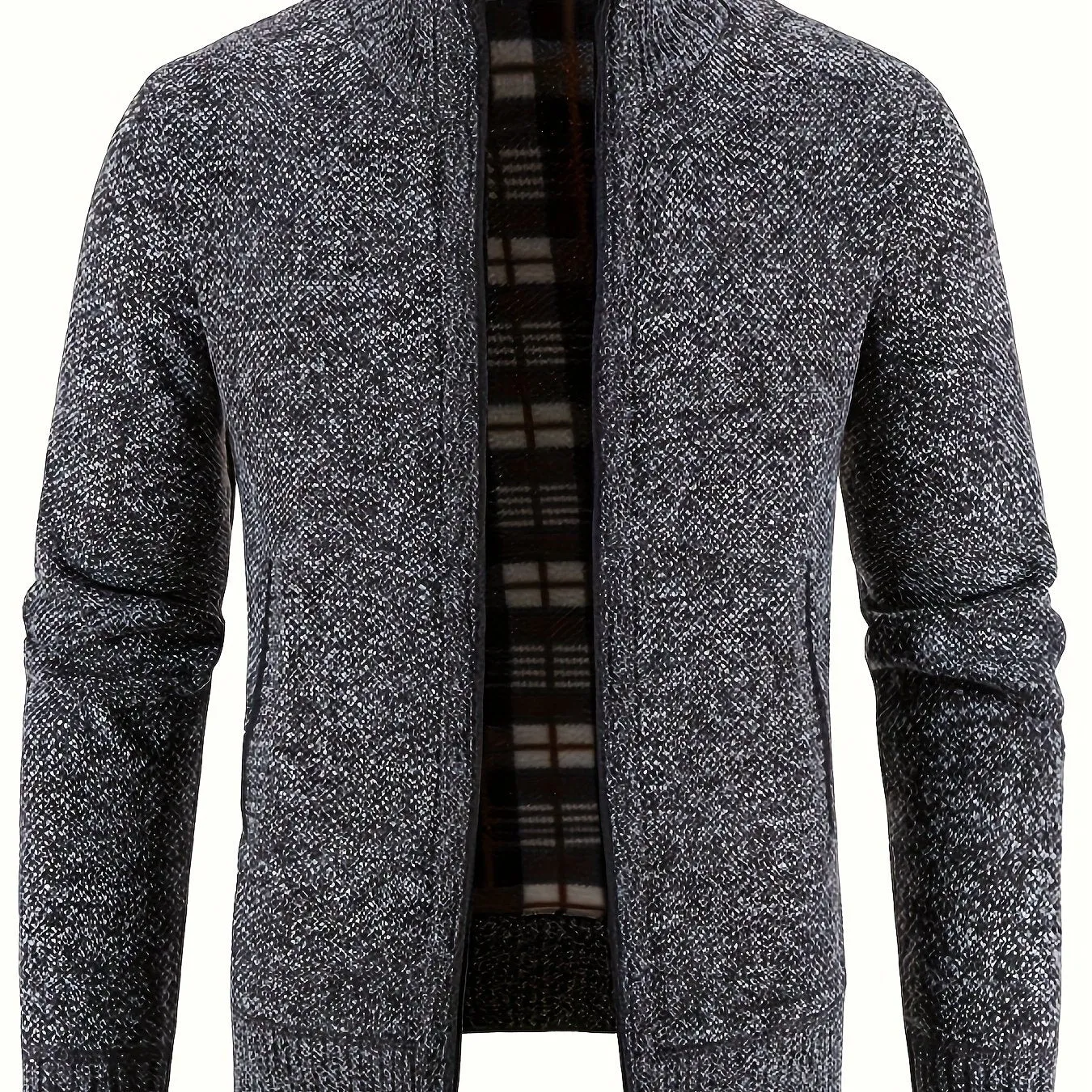 Warm Jacket, Men's Casual Comfortable Zip Up Jackets