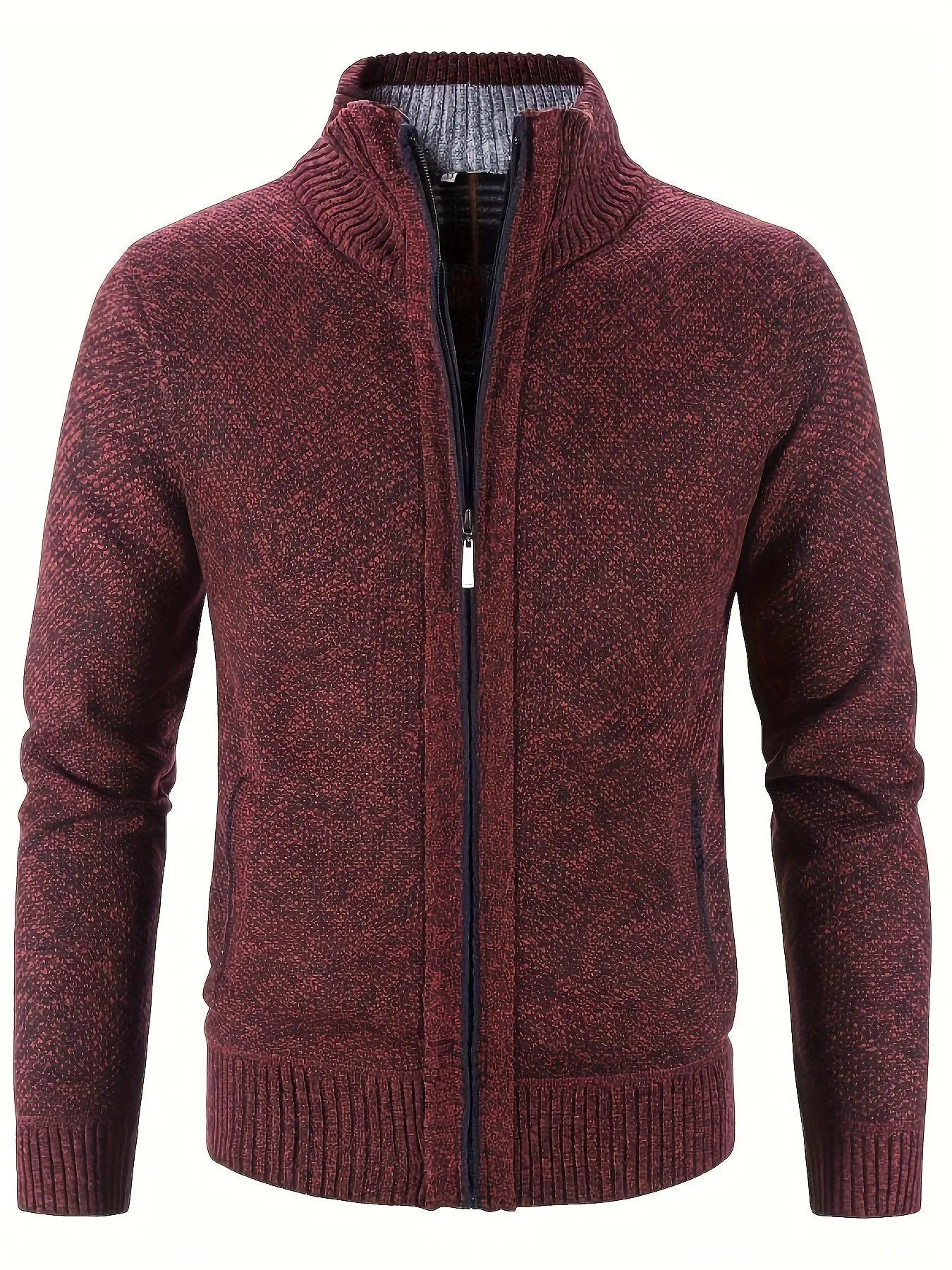 Warm Jacket, Men's Casual Comfortable Zip Up Jackets