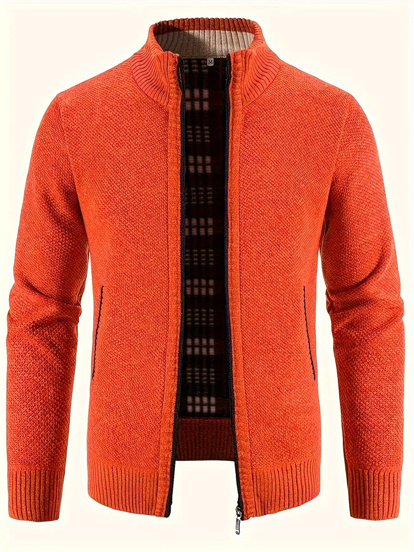 Warm Jacket, Men's Casual Comfortable Zip Up Jackets