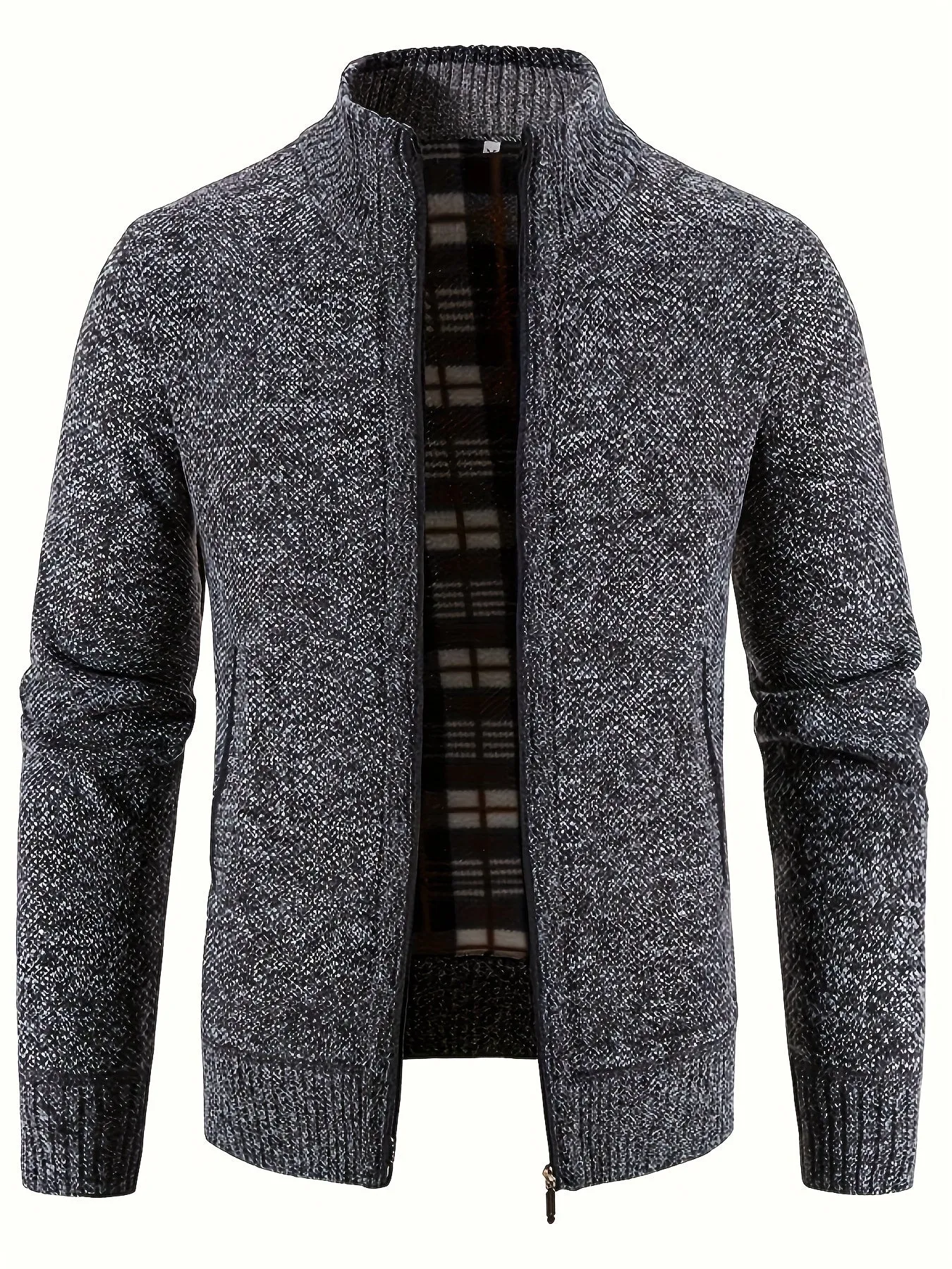 Warm Jacket, Men's Casual Comfortable Zip Up Jackets